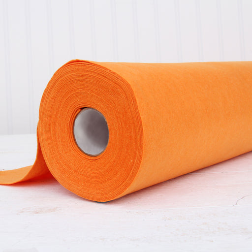 Orange Felt By The Yard - 36 Wide - Soft Premium Felt Fabric